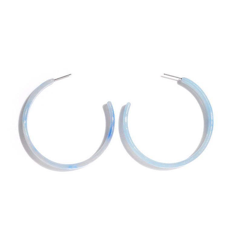 

Creative New Circle Geometry Acrylic Earring, Light blue
