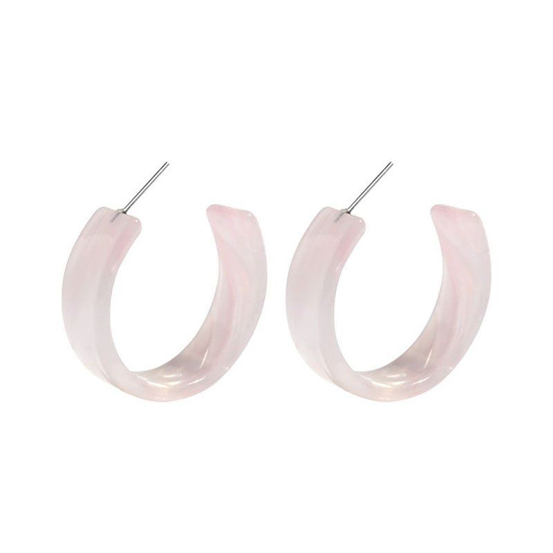 

Creative New Circle Geometry Acrylic Earring, Pink