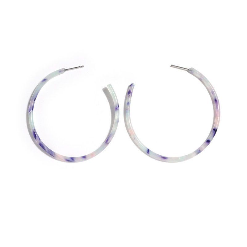 

Creative New Circle Geometry Acrylic Earring, Mauve