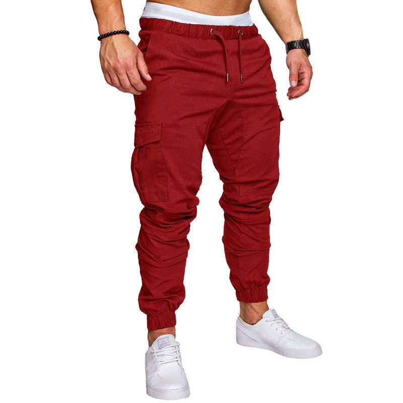 

Men's Casual Fashion Trousers, Red
