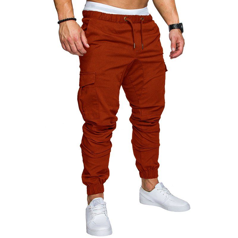 

Men's Casual Fashion Trousers, Deep coffee