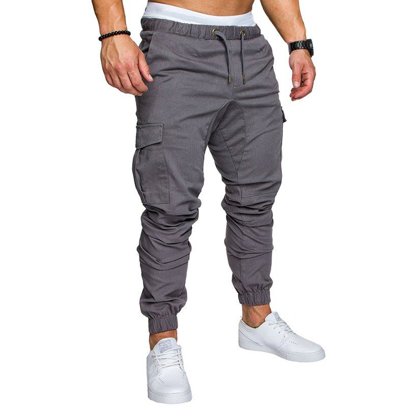 

Men's Casual Fashion Trousers, Light gray