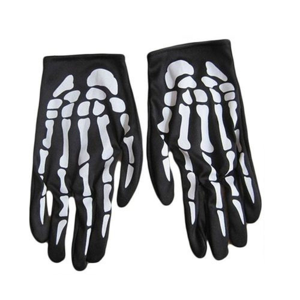 

YEDUO Halloween Horror Skeleton Ghost Claw Gloves, Black