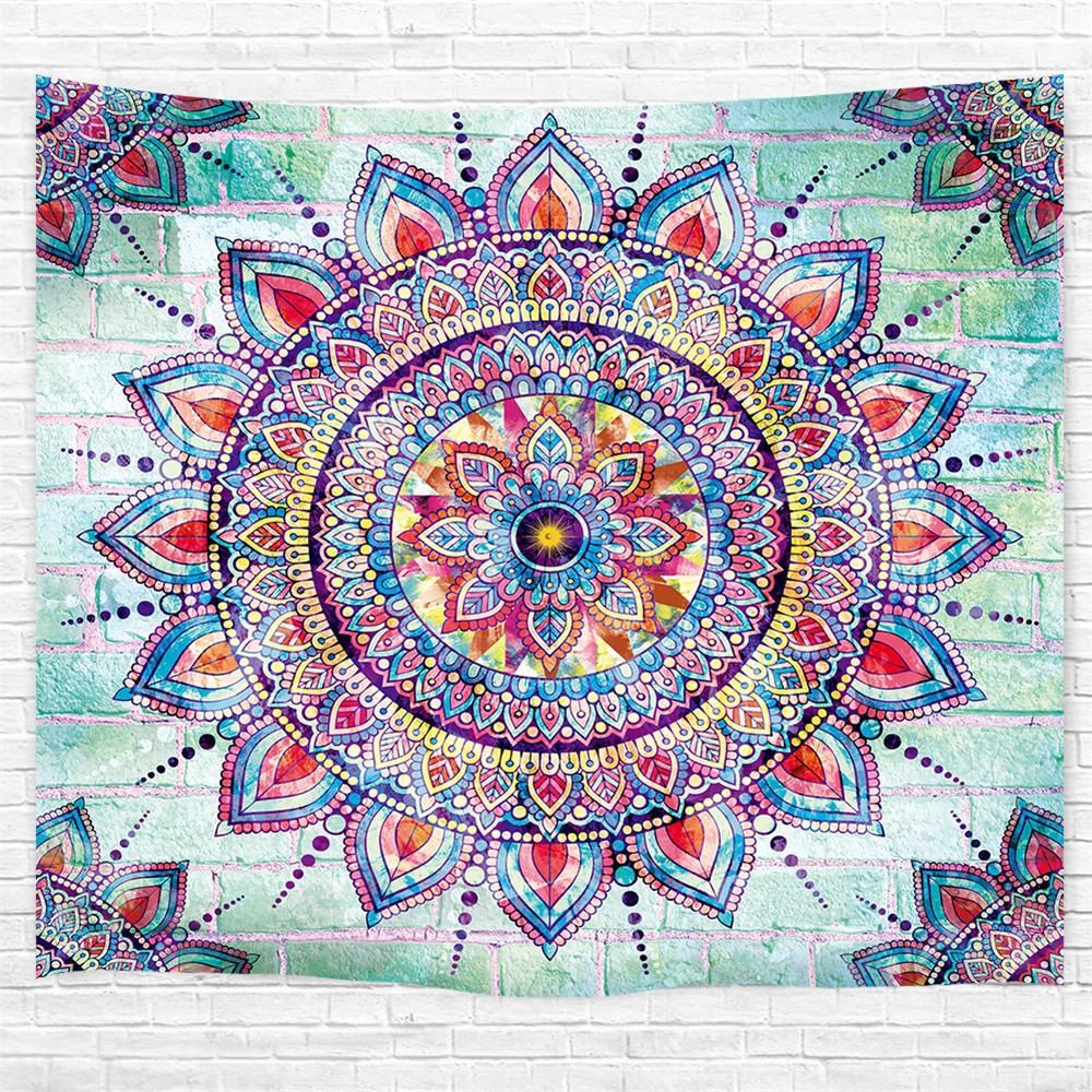 

Web Celebrity Mandala 3D Printing Home Wall Hanging Tapestry for Decoration, Multi