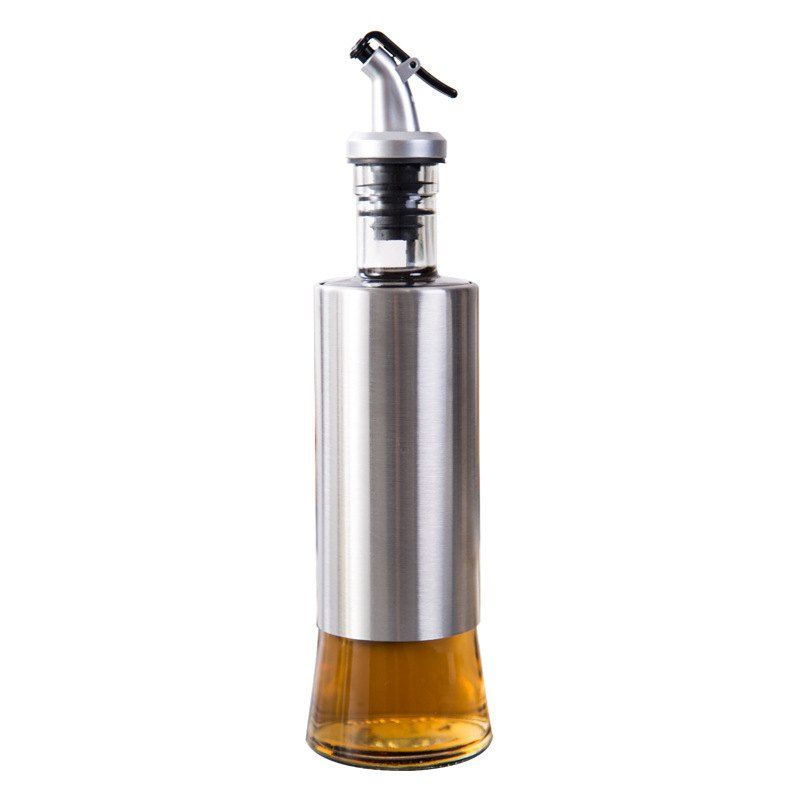 2018 300ml Kitchen Gl Oil Can Stainless Steel Seasoning Sauce Chic 300ml Kitchen Gl Oil Can Stainless Steel Seasoning Sauce Bottle