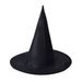 Black Halloween Christmas Spire Magic Hat -  