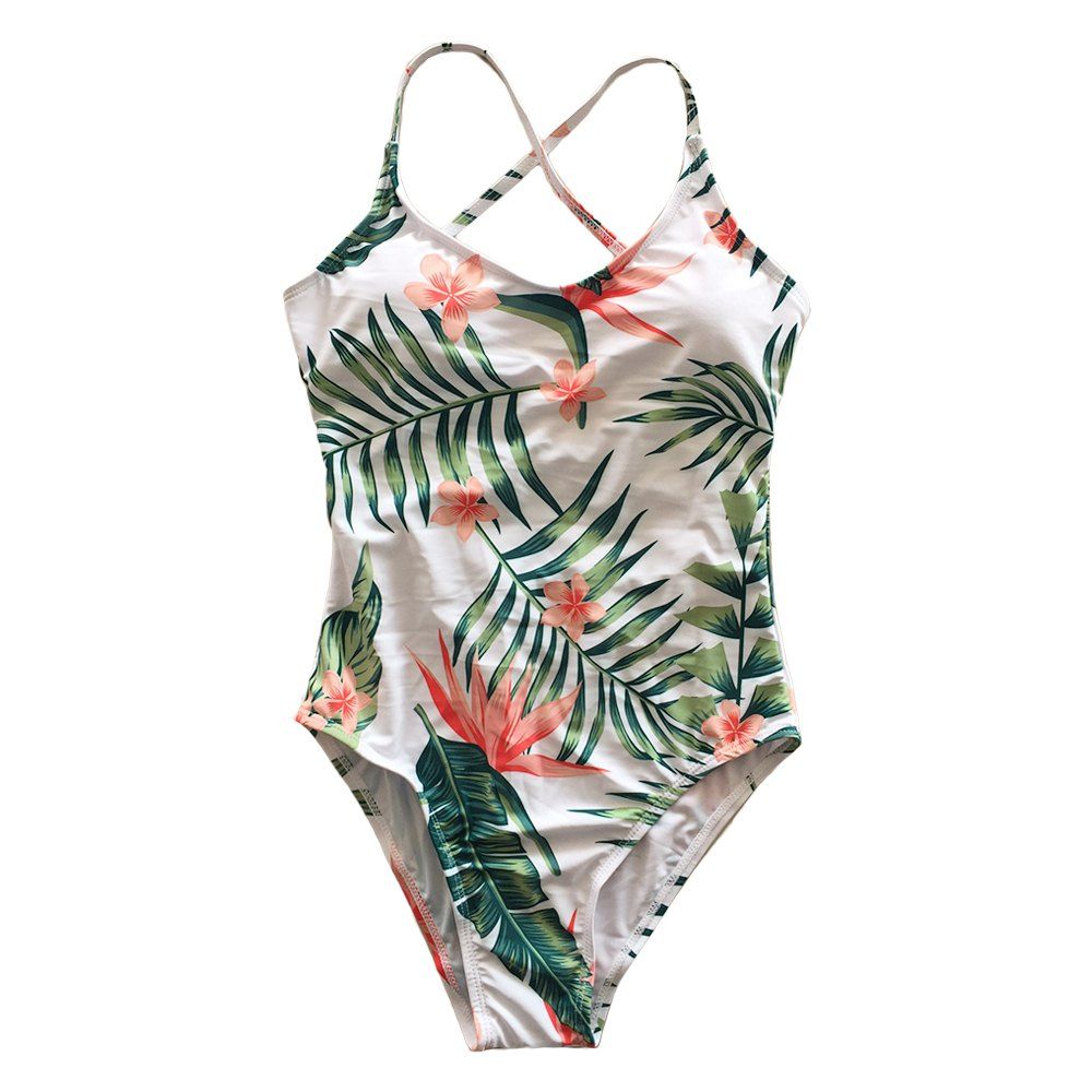 

SleeWlM Printing One-Piece Swimsuit Parent-Child Outfit Mother Money, Multi-b