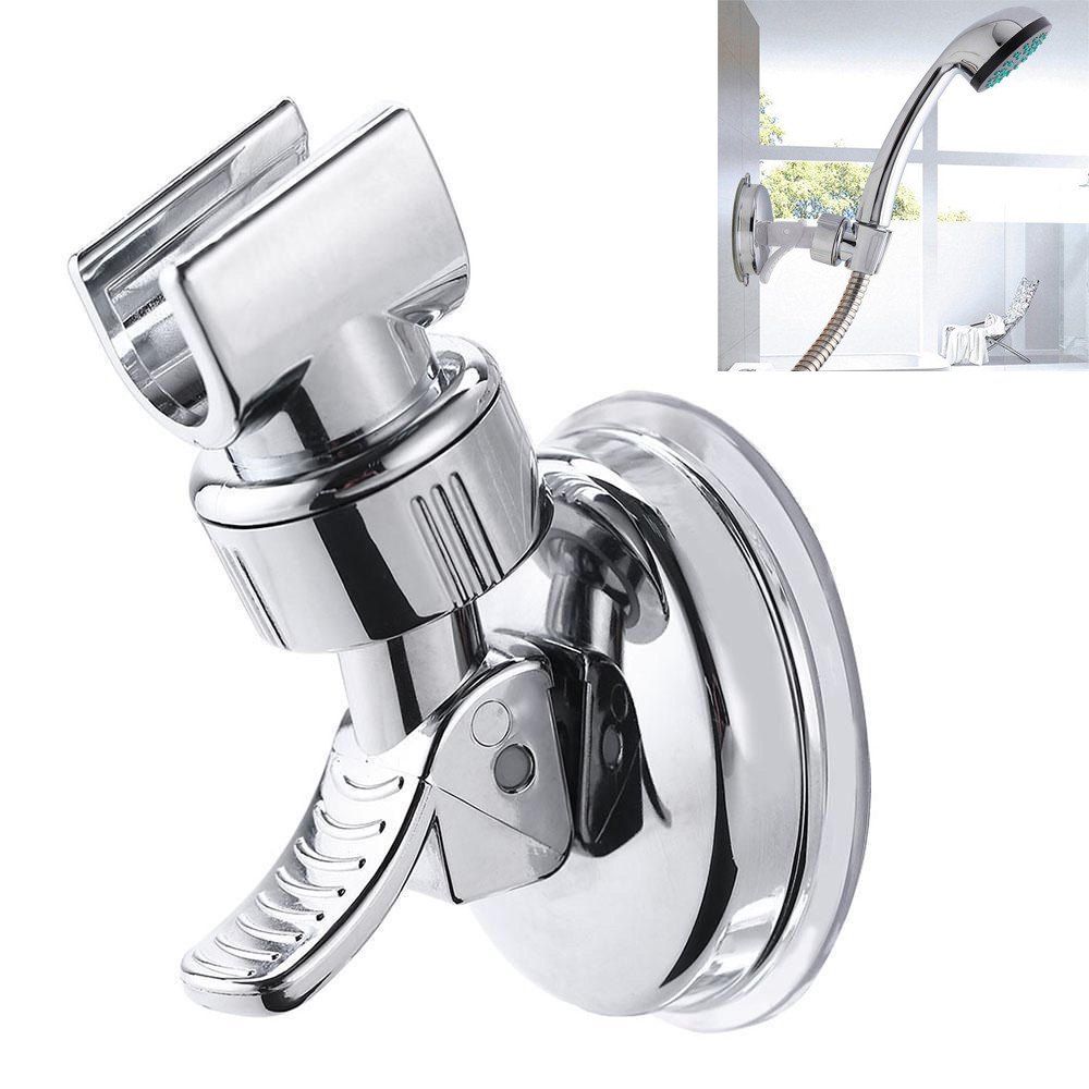 Silver Bathroom Adjule Shower Head Suction Cup Bracket Holder Bathroom Adjule Shower Head Suction Cup Bracket Holder