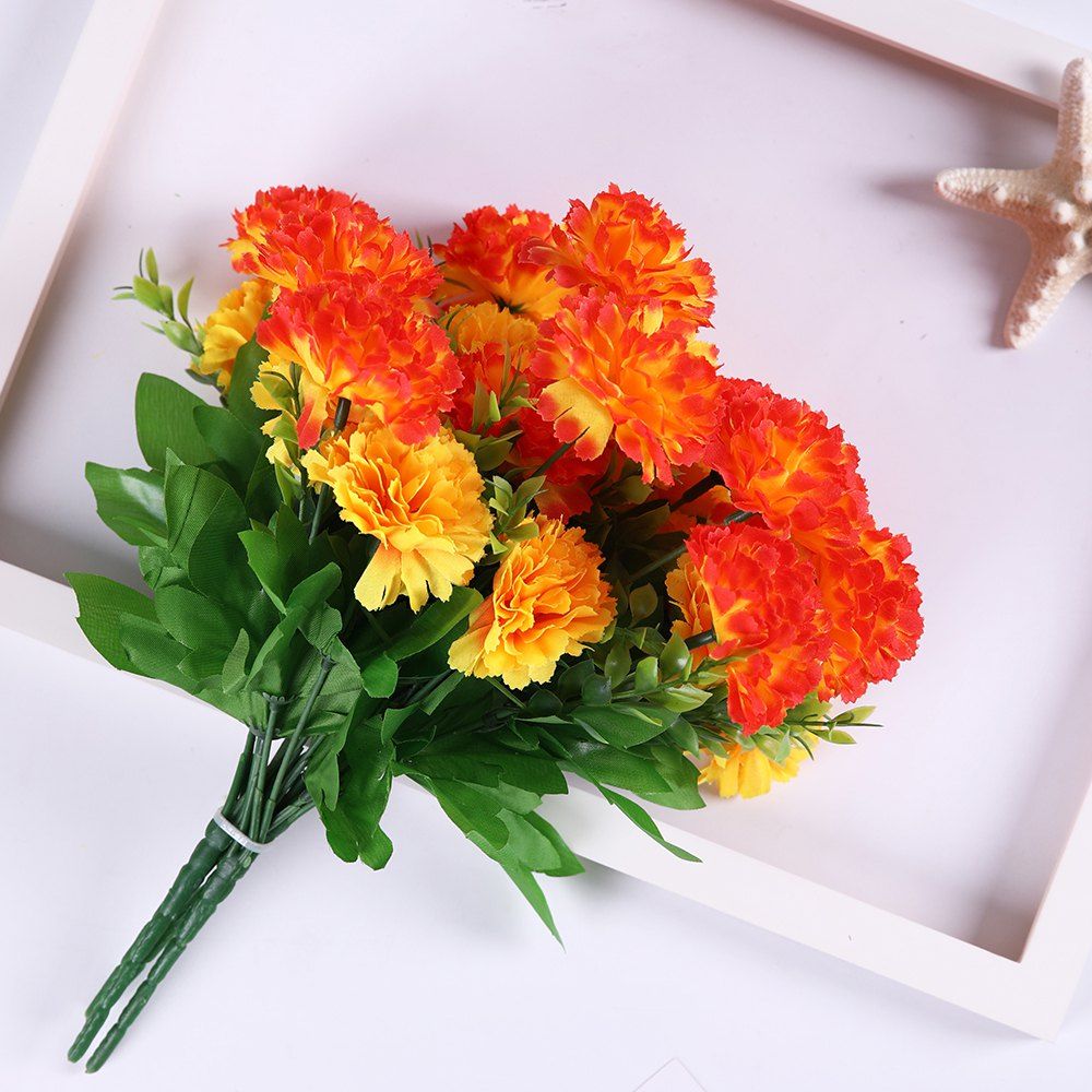 

High-End Carnation Orchid Silk Home Living Room Decoration Artificial Flower, Multi