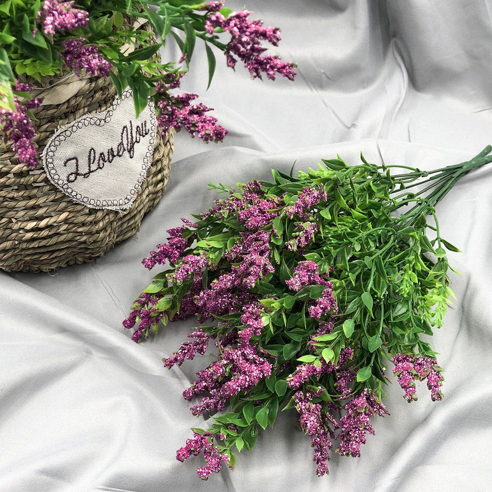 

A Bouquet of 5 Heads DIY Plant Accessories Home Decor Artificial Flower, Purple