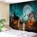Candlestick Pumpkin 3D Printing Home Wall Hanging Tapestry for Decoration -  