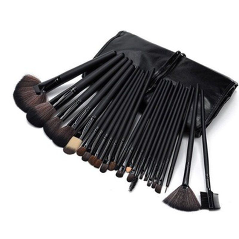 Professional Makeup Brush Set 24 Pc Natural Facebase Cosmetics