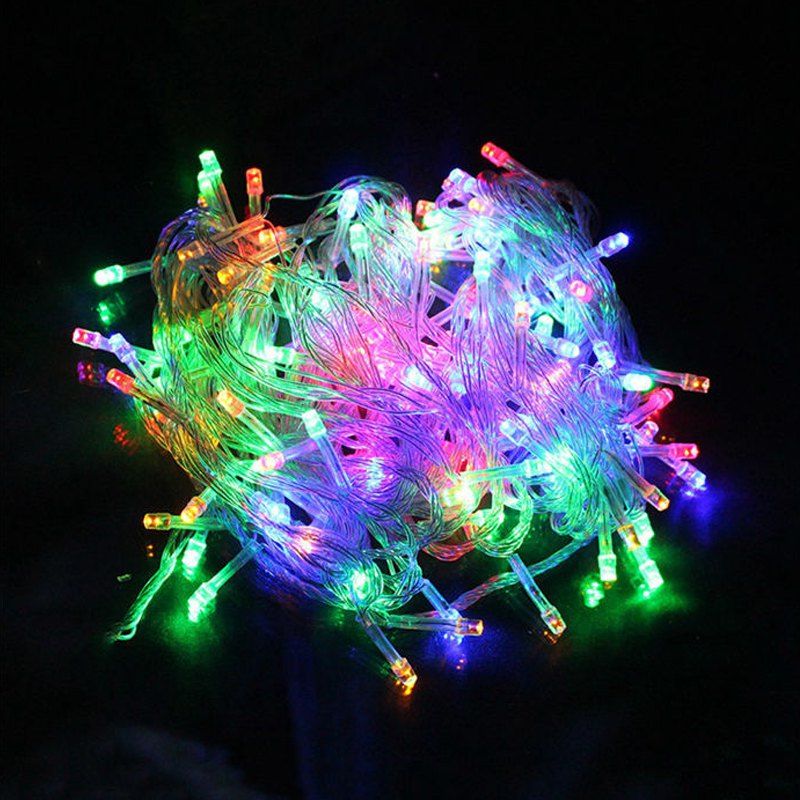 

10m/72pcs 220V LED Light Strap Lamp Waterproof For Christmas Tree Decoration, Multi