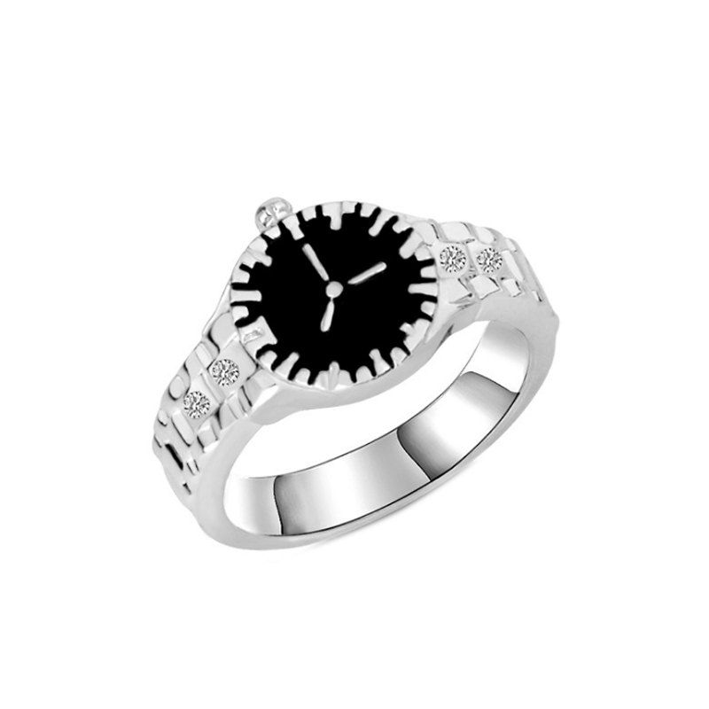 

New Product Creative Watch Ring Ornaments, Silver