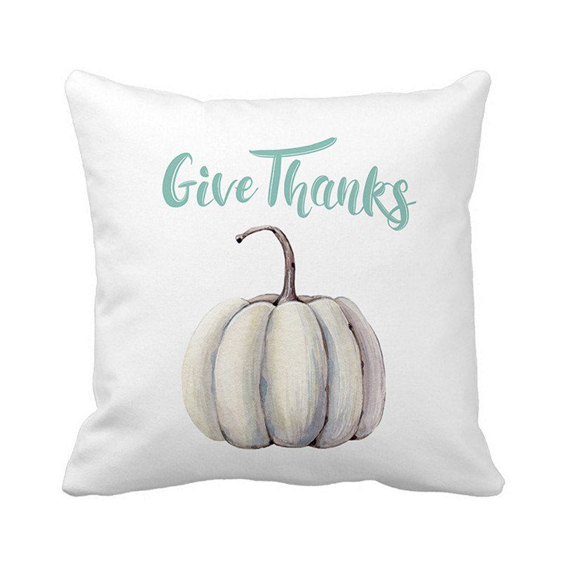 

Pumpkin Cushion Cover Pillow Case Halloween Thanksgiving Day Decor, Multi-b