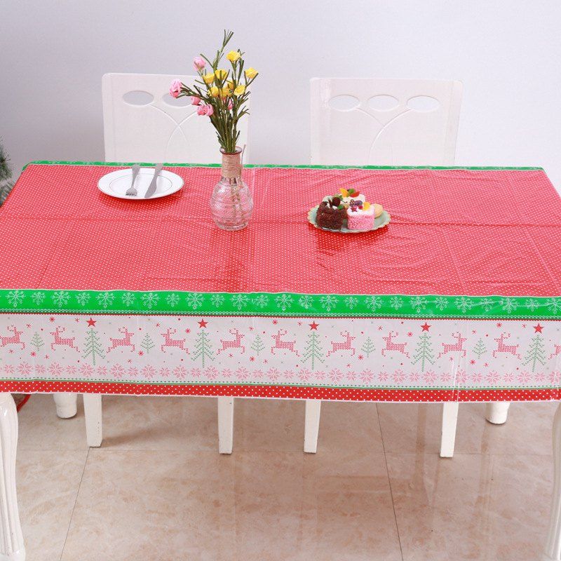 

Christmas Tablecloth Kitchen Dining Table Decorations, Multi-e