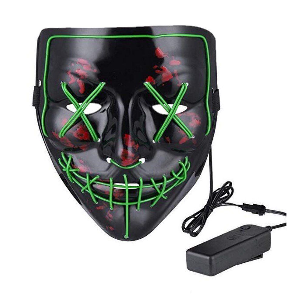 [44% OFF] Mask LED Light Up Purge Mask For Festival Cosplay Costume ...