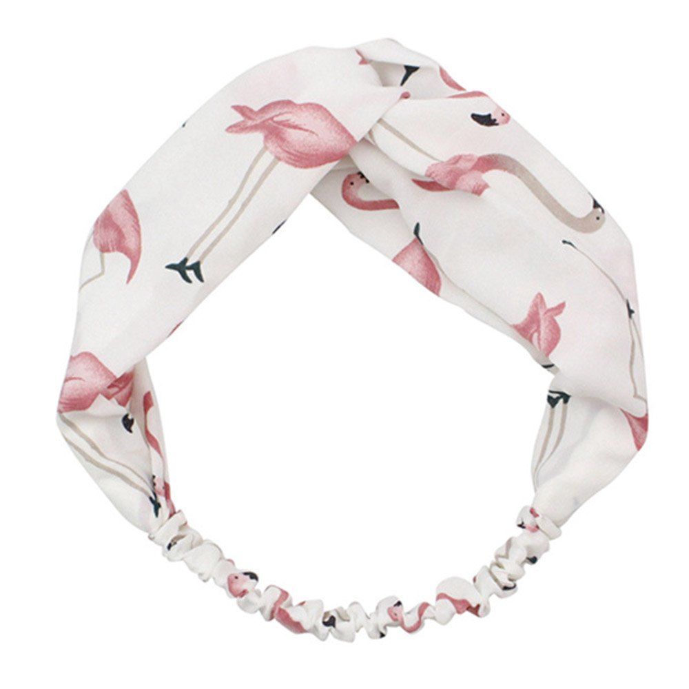

Fashion Flamingo-decoration Hairband, White