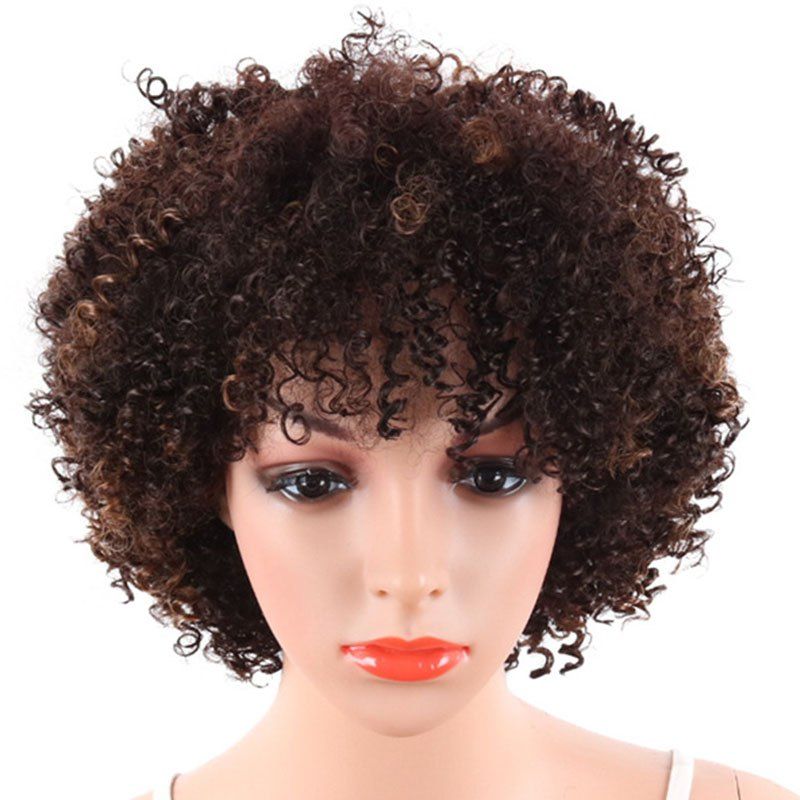 [30% OFF] Fluffy Small Curly Short Wig | Rosegal