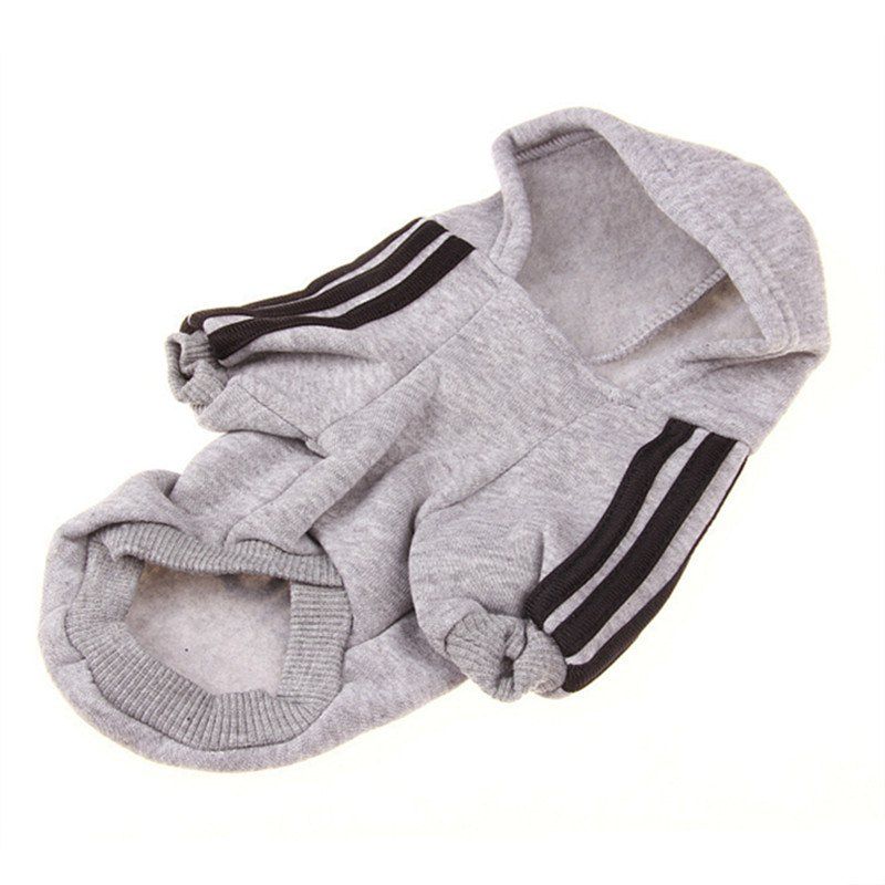 

Pet Clothes for Dog Cat Puppy Hoodies Coat Winter Sweatshirt Warm, Dark gray