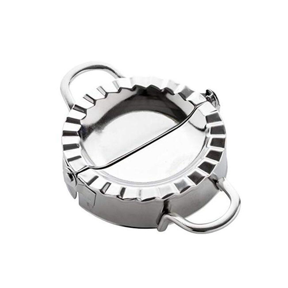 

Stainless Steel Dumpling Maker Dough Press Pie Mold Ravioli Mold Pastry Tool, Silver