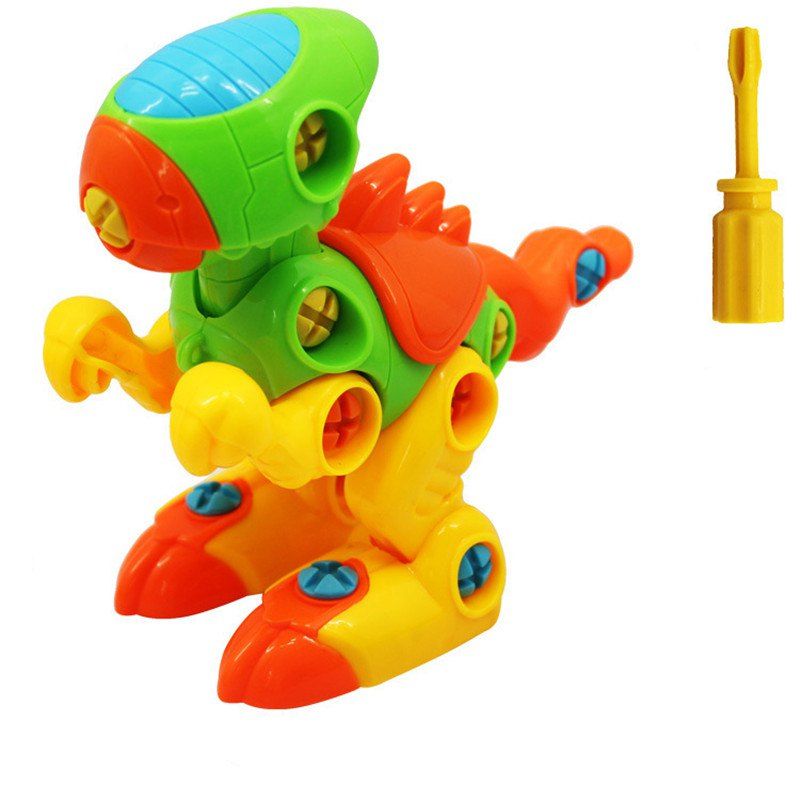 

With Tools Dinosaurs Construction Engineering STEM Learning Toy Building, Multi