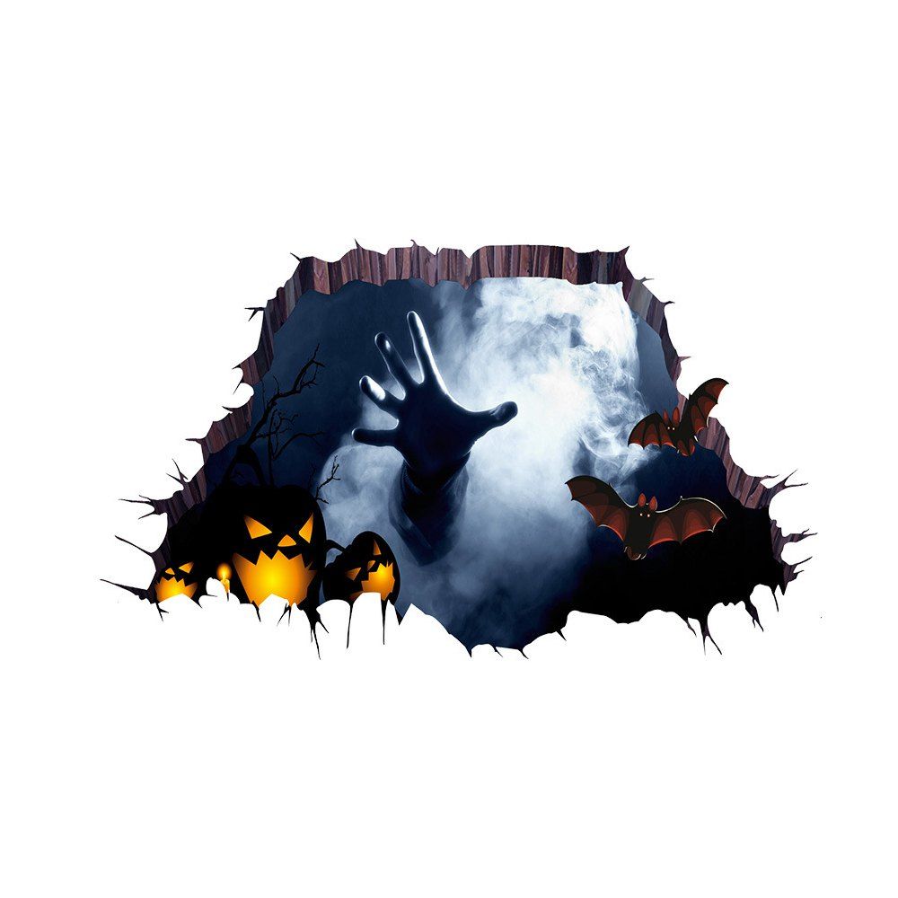 

Decal Halloween Festival PVC Wall Sticker, Multi