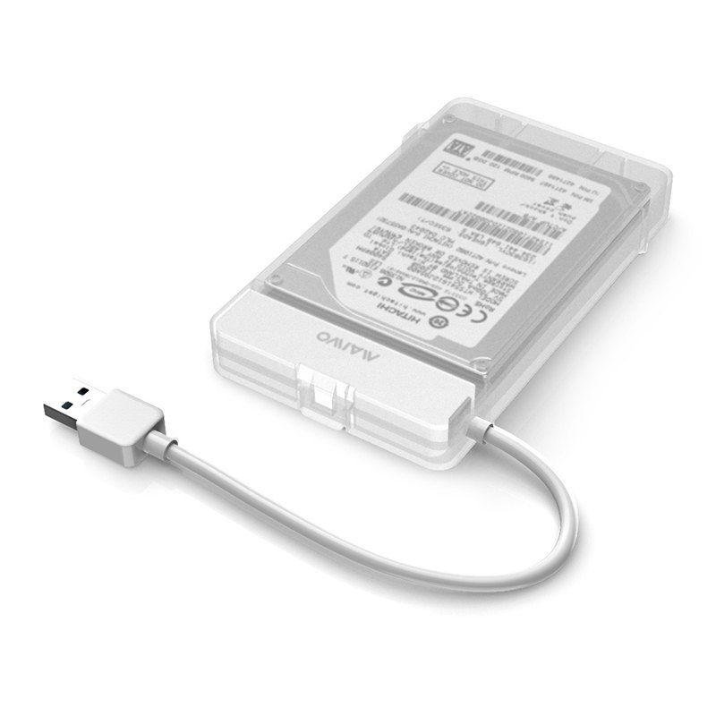 

Maiwo K104  USB 3.0 Hard Drive Enclosure, K104, White