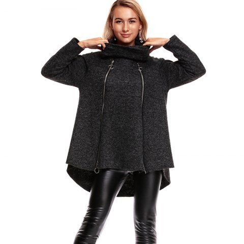 

Autumn Loose Leisure Heavy Sweater, Black