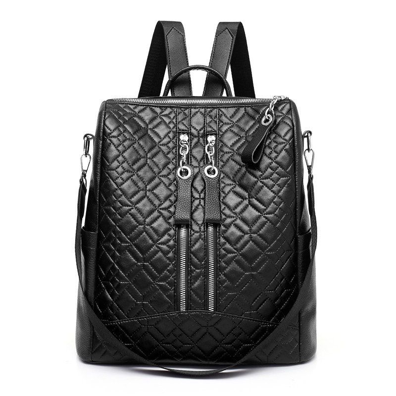 

Fashion Women Backpack High Quality Backpacks FFemale School Shoulder Bag, Black