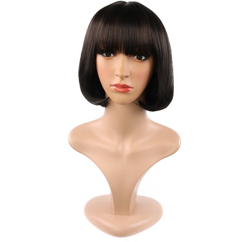 

Stylish Shoulder Length Hair, Jet black