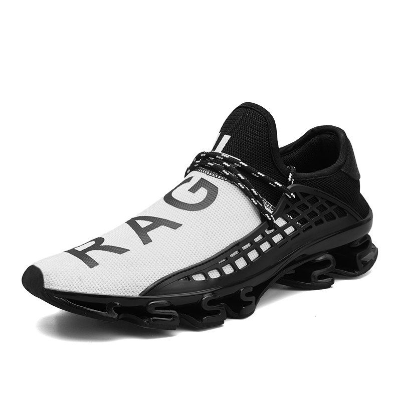 

Explosive Money Fly Line Fashion Trend Running Shoes, Jet black