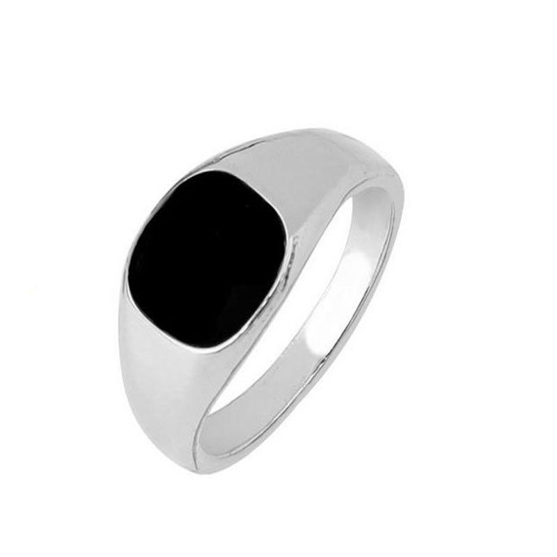 

Men'S Ring Fashion and Personality, Silk white