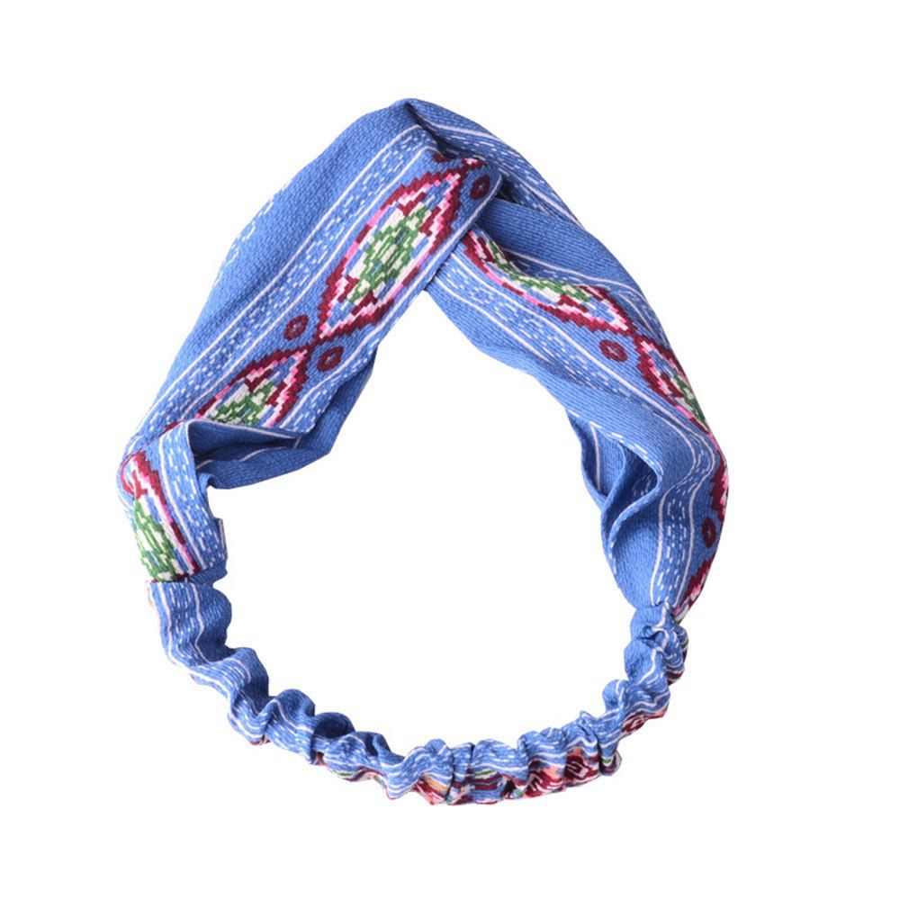 

Bohemian FashionRetro Headband, Day sky blue