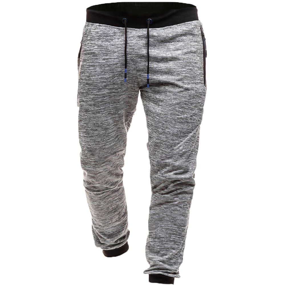 

Men's Fashion Snowflake Pants Casual Wild Sports Pants, Light gray