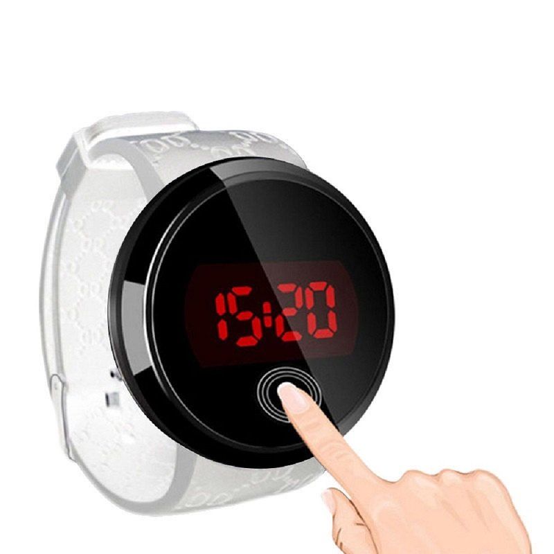 

Leisure Fashion Touch Screen LED Electronic Watch, White