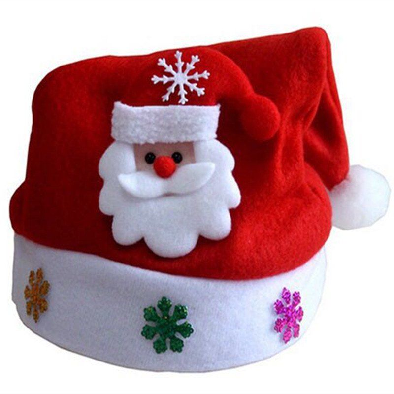 

Christmas Children's Saint Applique Hat, Red