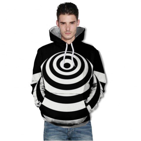 

Winter Sports Circle 3D Print Mens Hoodie, Multi