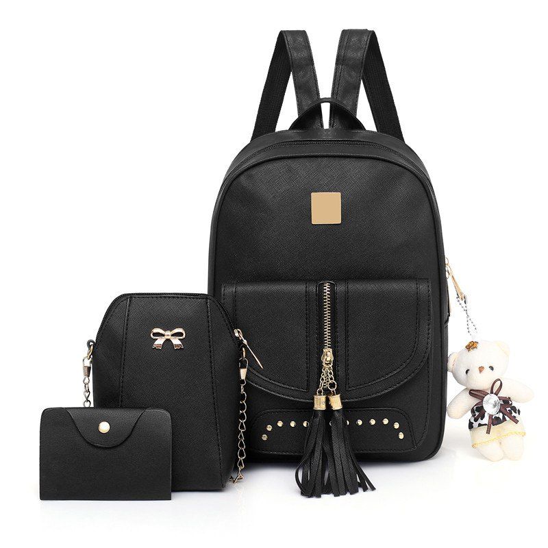 school bags for teenage girl black