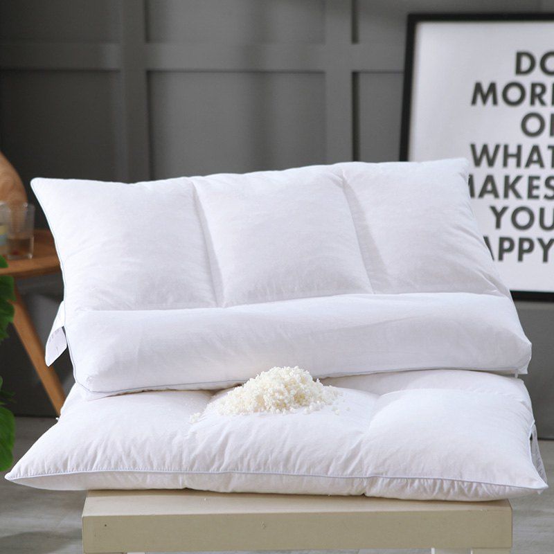 

Tyrama Thailand Imported Natural Latex Sleep 4 Division Latex Granular Pillow, White