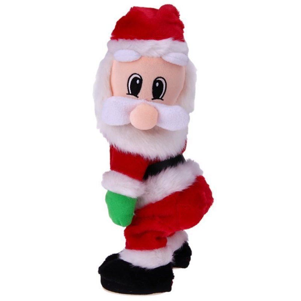 

Christmas Santa Claus Figure Twisted Hip Twerking Singing Electric Toy for kids, Multi-a