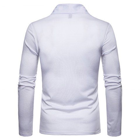 

Men's Fashion Pocket Colorblock Cardigan, White