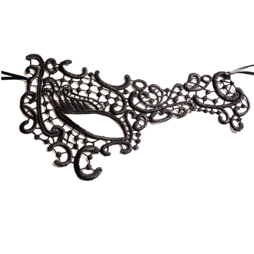 

Sexy Women Black Lace Masquerade Mask Halloween Cosplay Carnaval Party Prop 0021