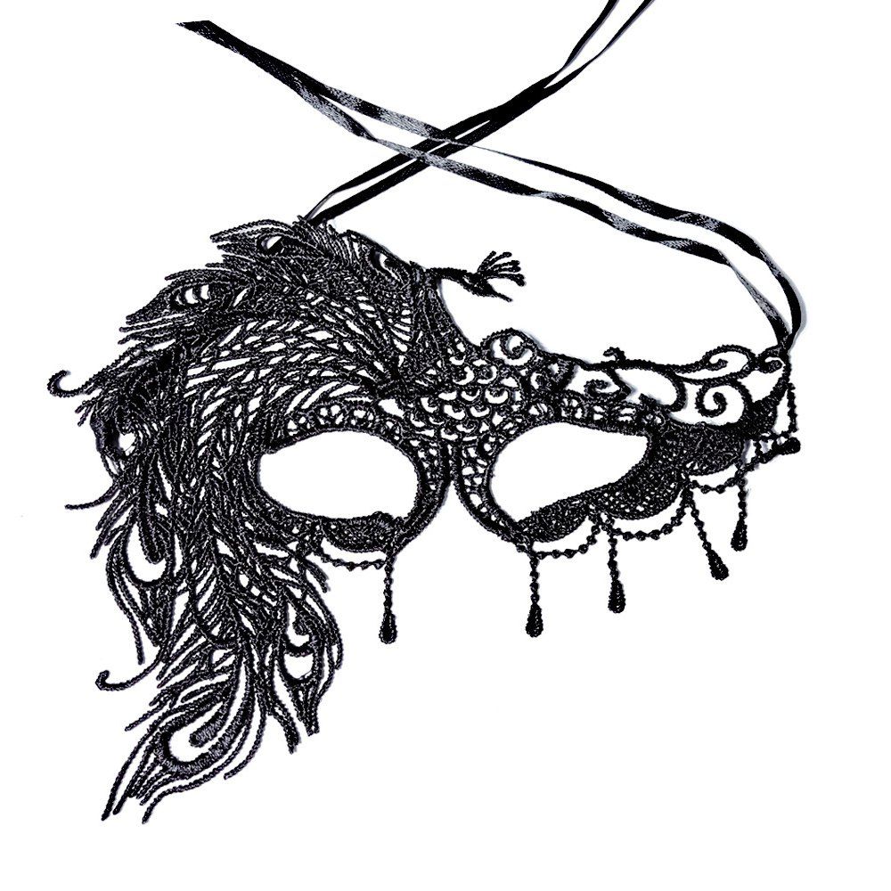 

Sexy Women Black Lace Masquerade Mask Halloween Cosplay Carnaval Party Prop 0022