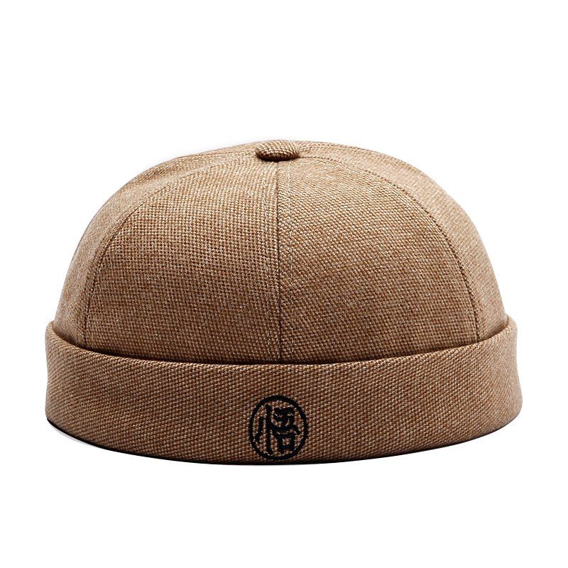 

Male and Female Hip Hop Children's Personality Curling Parent-child Cap, Tan