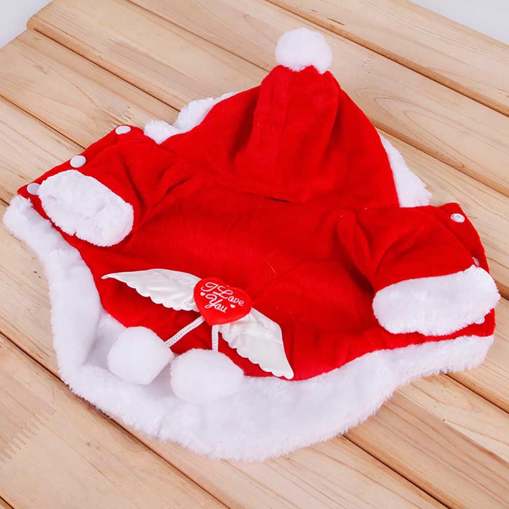 

Pet Christmas Supplies Dog Angel Wings Transform Into Fall And Winter Clothes, Multi