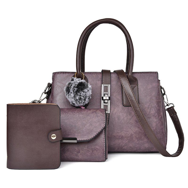 

Women Fashion Casual Boston Handbags Women Evening Clutch Messenger Bag, Purple