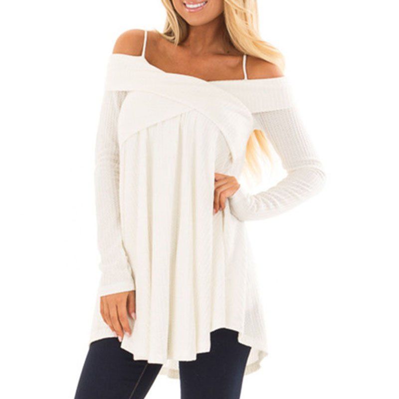 

New Fall Fashion with A Long Sleeved Bodice, White