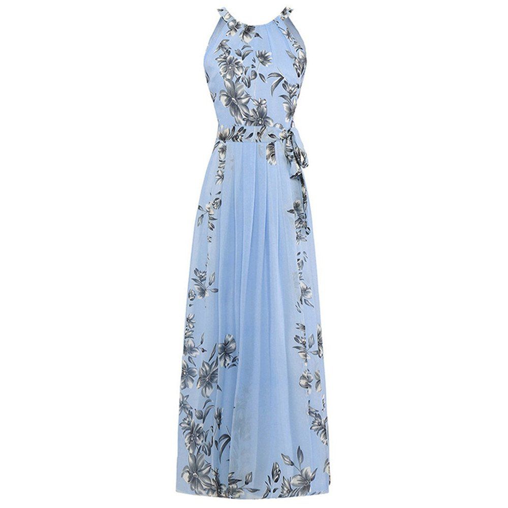 

Women's Wear Chiffon Dress, Pastel blue