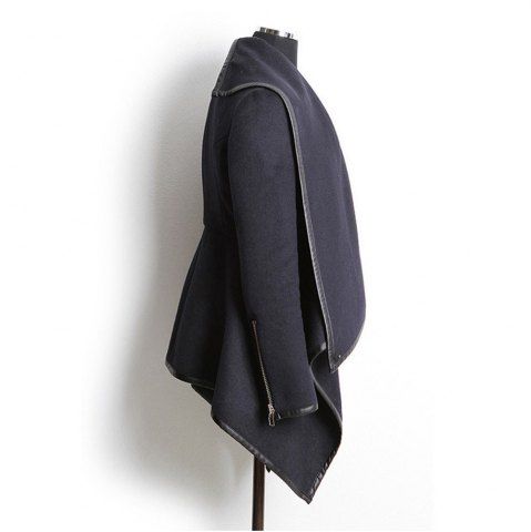 

Autumn and Winter Ladies Hair Coat Coat Coat Jacket Shawl Jacket, Black